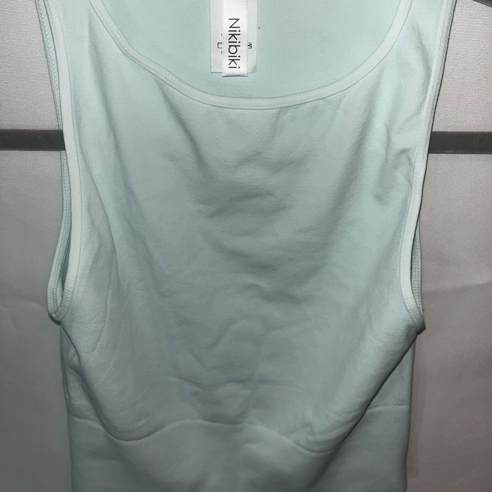 Nikibiki Fitted Green Tank Top